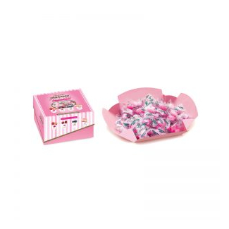 Confetti rosa "Maxtris" dolce arrivo incartati singolarmente, confezione da 500 gr