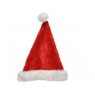 Cappello di Babbo Natale rosso, formato 30x44 cm