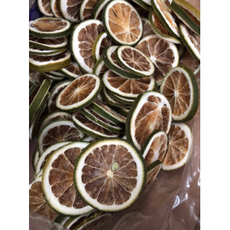 Limone verde a fette in busta da 250 gr