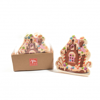 Tovagliolo sagomato Gingerbread, 33x33 cm, confezione da 15 pezzi