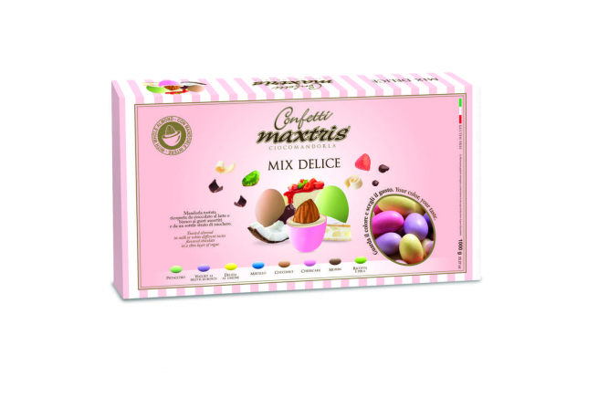 Confetti colorati "Maxtris" mix delice, confezione da 1 kg
