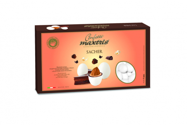 Confetti bianchi "Maxtris" sacher, confezione da 1 kg