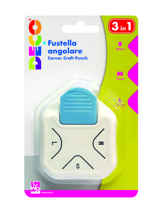 Fustella angolare 3 misure assortite