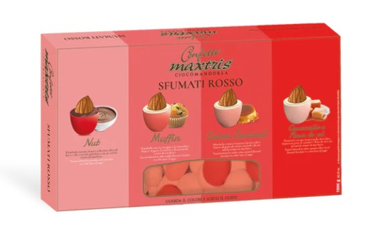 Confetti "Maxtris" sfumati rossi, confezione da 1 kg