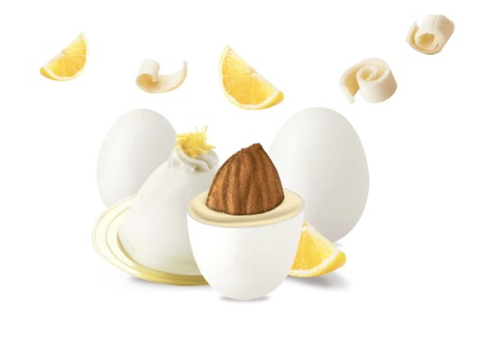 Confetti bianchi "Maxtris" delizia al limone, confezione da 1 kg